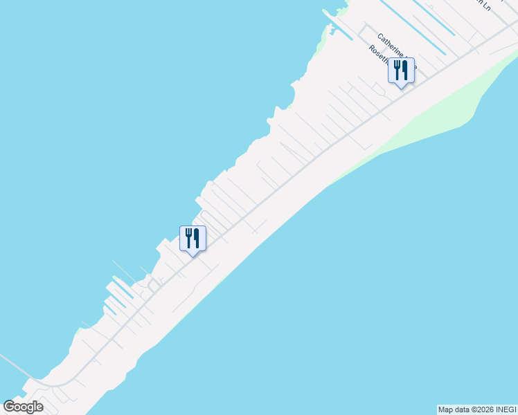 map of restaurants, bars, coffee shops, grocery stores, and more near 2134 Louisiana 1 in Grand Isle