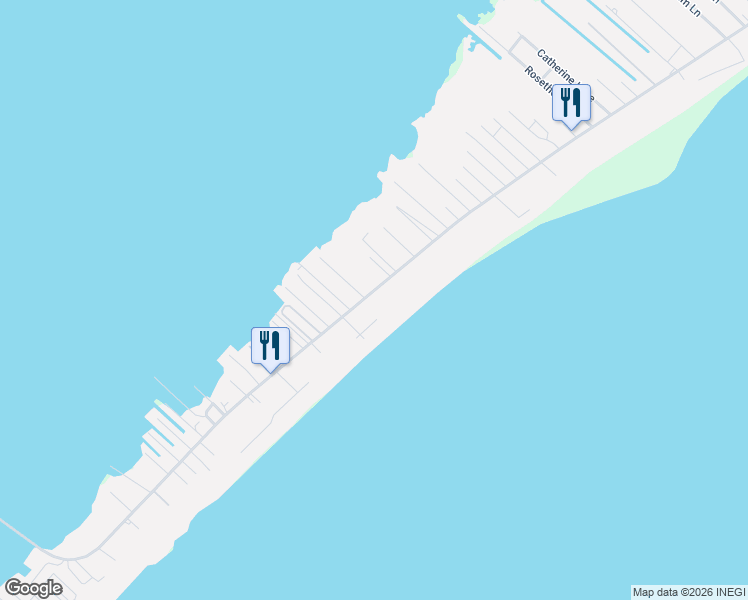 map of restaurants, bars, coffee shops, grocery stores, and more near 2134 Louisiana Highway 1 in Grand Isle