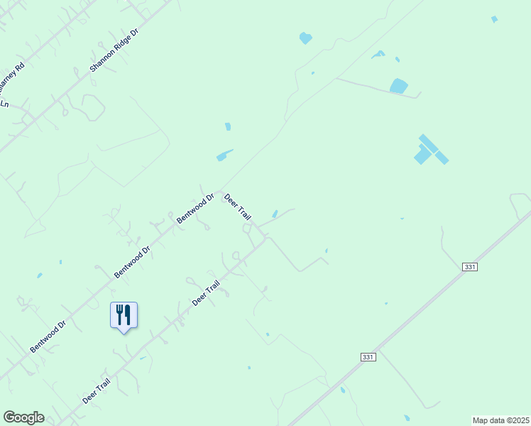 map of restaurants, bars, coffee shops, grocery stores, and more near 2063 Deer Trail in Floresville