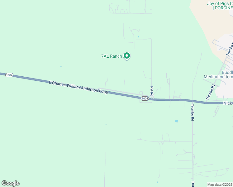 map of restaurants, bars, coffee shops, grocery stores, and more near 1283 North Loop 1604 East in San Antonio