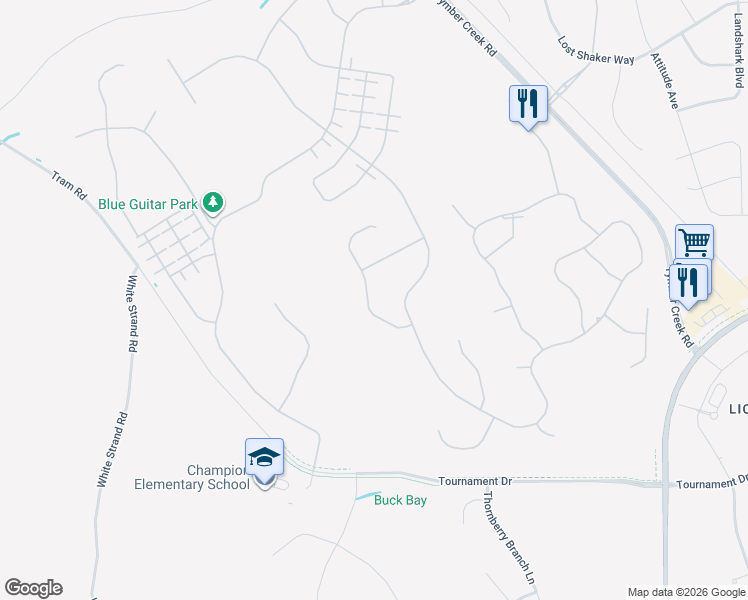 map of restaurants, bars, coffee shops, grocery stores, and more near 201 Island Breeze Avenue in Ormond Beach