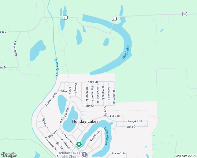 map of restaurants, bars, coffee shops, grocery stores, and more near 636 Kelly Lane in Freeport