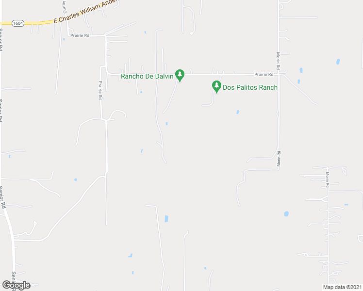 map of restaurants, bars, coffee shops, grocery stores, and more near 5896 Prairie Road in Von Ormy
