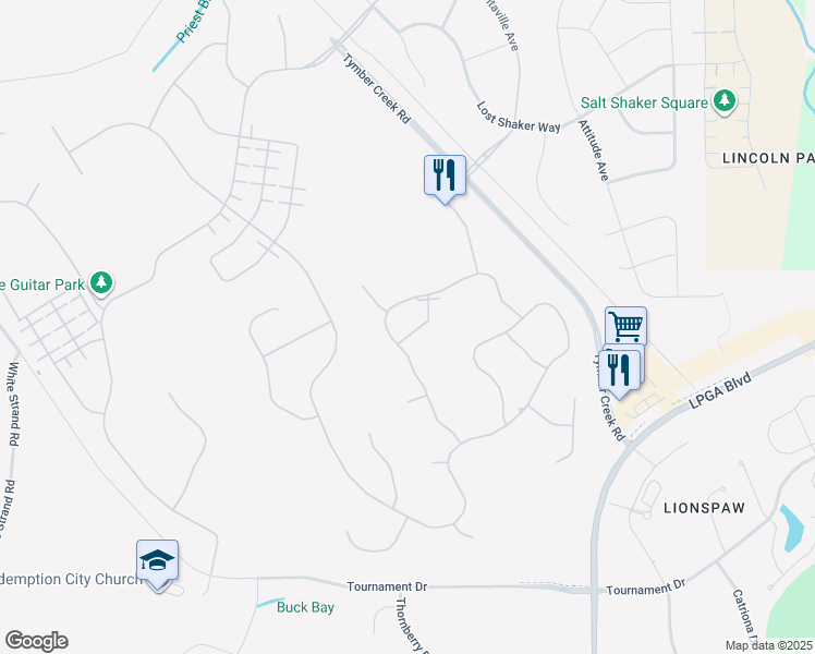 map of restaurants, bars, coffee shops, grocery stores, and more near 207 Summertime Place in Daytona Beach