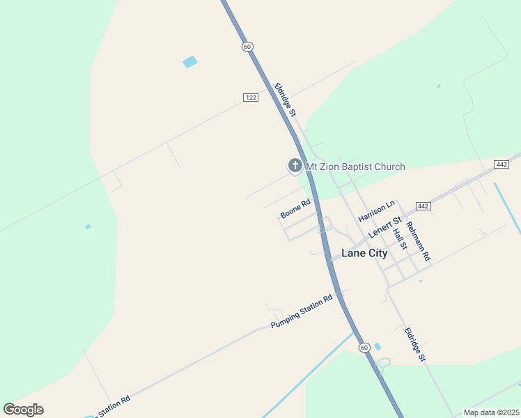 map of restaurants, bars, coffee shops, grocery stores, and more near 235 Boone in Lane City