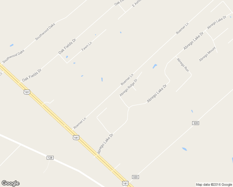 map of restaurants, bars, coffee shops, grocery stores, and more near 113 Abrego Ridge Drive in Floresville