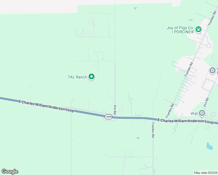 map of restaurants, bars, coffee shops, grocery stores, and more near 1121 South Loop 1604 West in San Antonio