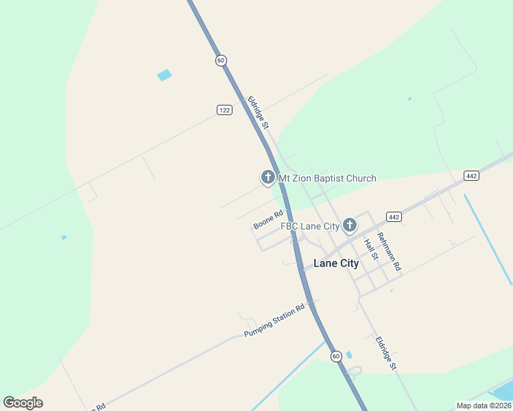 map of restaurants, bars, coffee shops, grocery stores, and more near 214 Klatt Street in Lane City