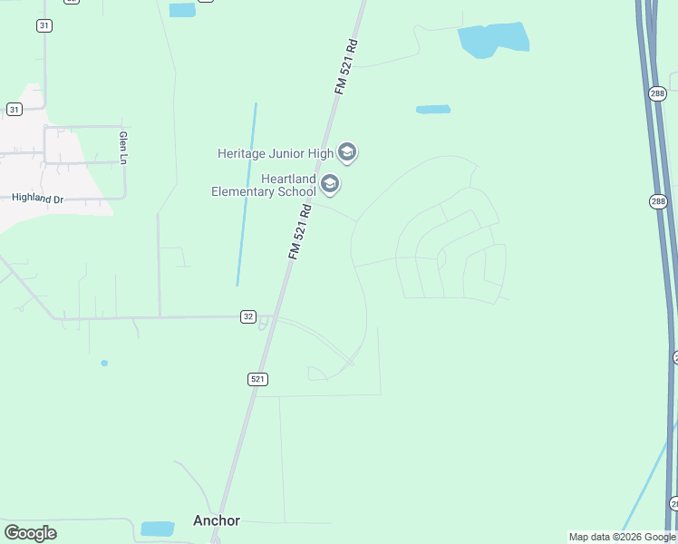 map of restaurants, bars, coffee shops, grocery stores, and more near 25594 FM 521 Road in Angleton