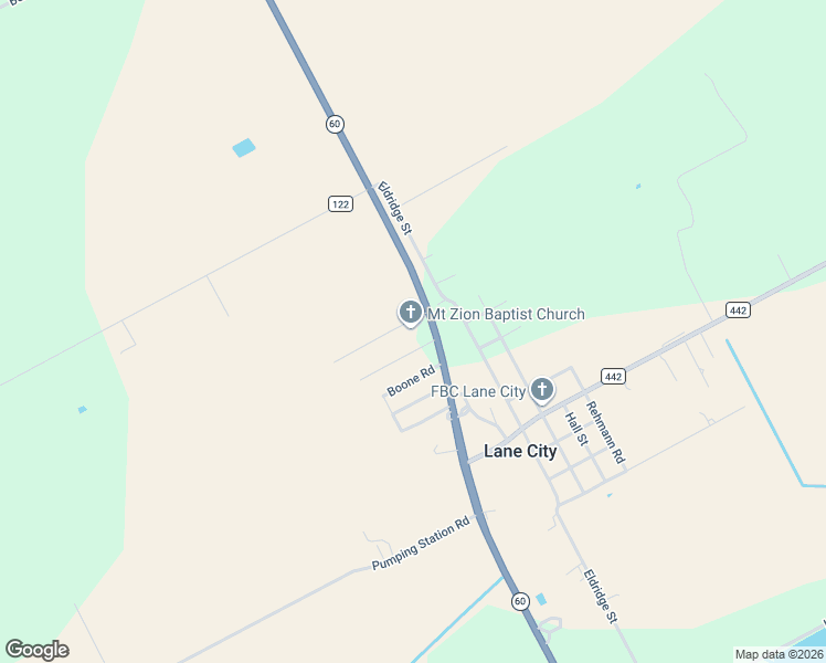 map of restaurants, bars, coffee shops, grocery stores, and more near 301 Kerr Lane in Lane City