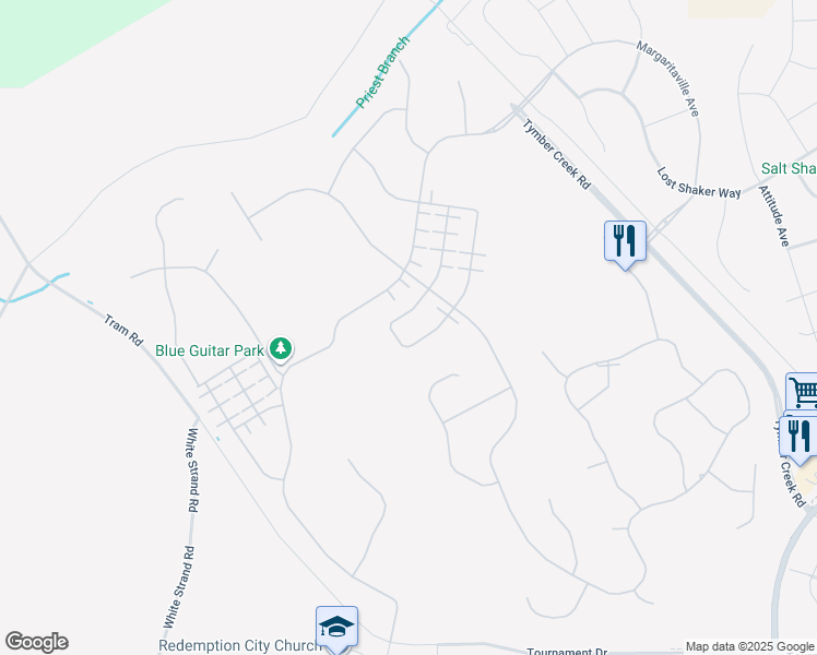 map of restaurants, bars, coffee shops, grocery stores, and more near Unnamed Road in Daytona Beach