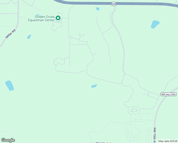 map of restaurants, bars, coffee shops, grocery stores, and more near 8619 Northwest 31st Lane Road in Ocala