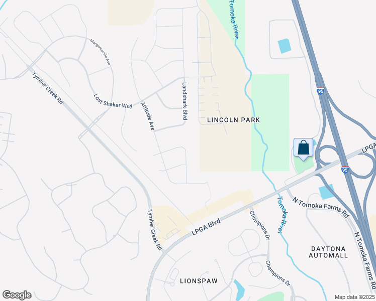 map of restaurants, bars, coffee shops, grocery stores, and more near 1062 Castaway Court in Daytona Beach