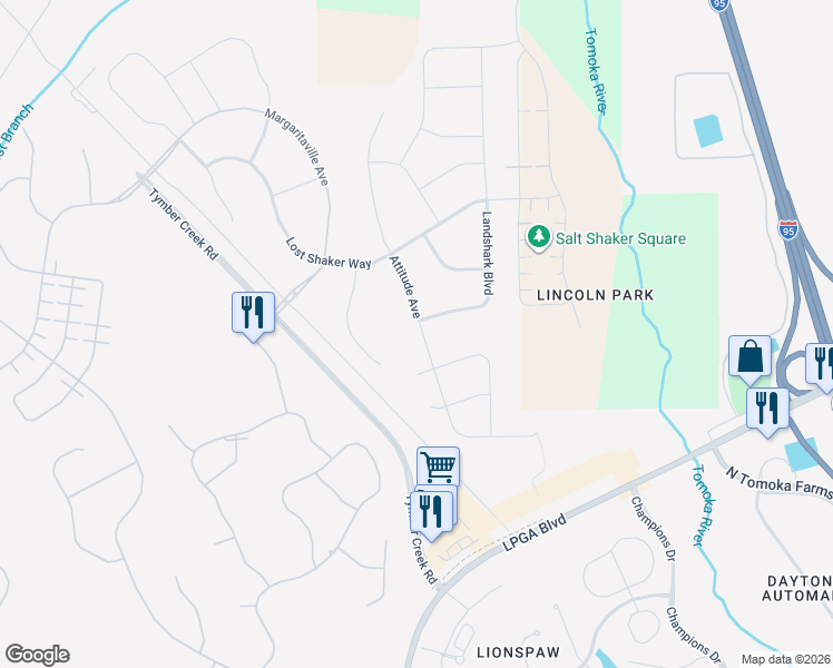 map of restaurants, bars, coffee shops, grocery stores, and more near 907 Attitude Avenue in Daytona Beach