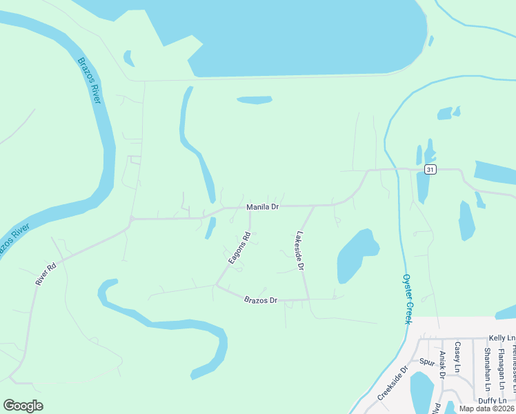 map of restaurants, bars, coffee shops, grocery stores, and more near 270 Manila Drive in Angleton