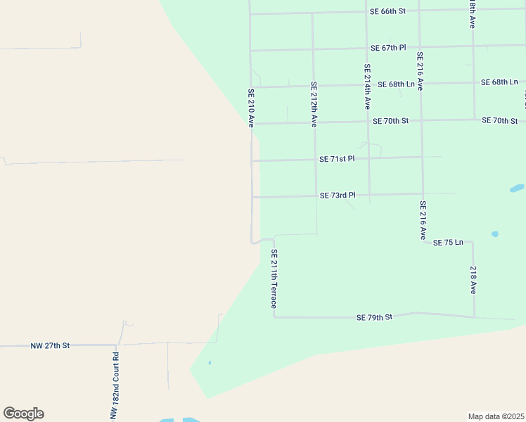 map of restaurants, bars, coffee shops, grocery stores, and more near 7451 Southeast 210 Avenue in Morriston