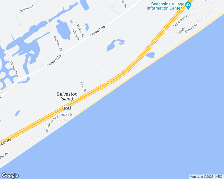 map of restaurants, bars, coffee shops, grocery stores, and more near 11949 Termini-San Luis Pass Road in Galveston