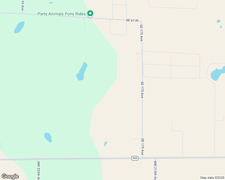 map of restaurants, bars, coffee shops, grocery stores, and more near 7352 Southeast 175 Avenue in Morriston