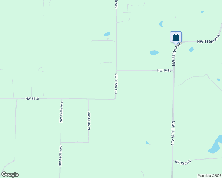 map of restaurants, bars, coffee shops, grocery stores, and more near 3680 Northwest 115th Avenue in Ocala