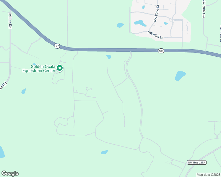 map of restaurants, bars, coffee shops, grocery stores, and more near 3876 Northwest 85th Terrace in Ocala