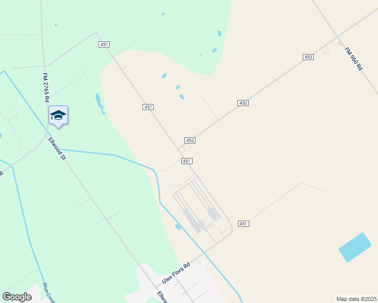 map of restaurants, bars, coffee shops, grocery stores, and more near 1082 County Road 451 in El Campo