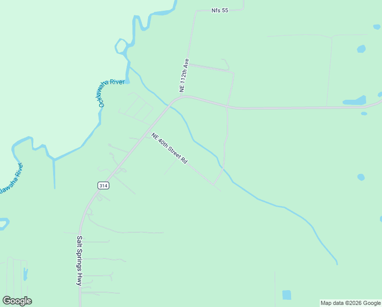 map of restaurants, bars, coffee shops, grocery stores, and more near 11311 Northeast 40th Street Road in Silver Springs