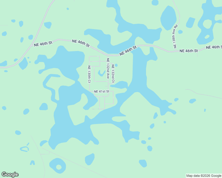 map of restaurants, bars, coffee shops, grocery stores, and more near 4145 Northeast 132nd Avenue in Silver Springs