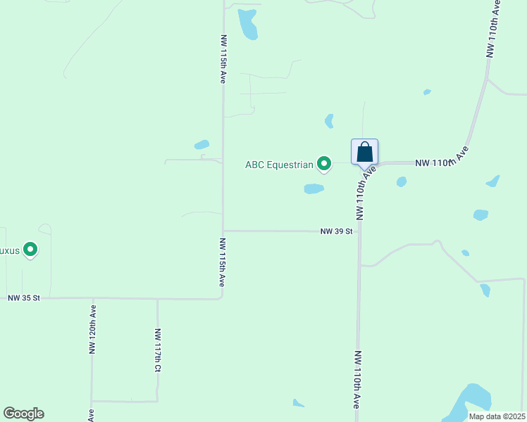 map of restaurants, bars, coffee shops, grocery stores, and more near 11307 Northwest 39 Street in Ocala