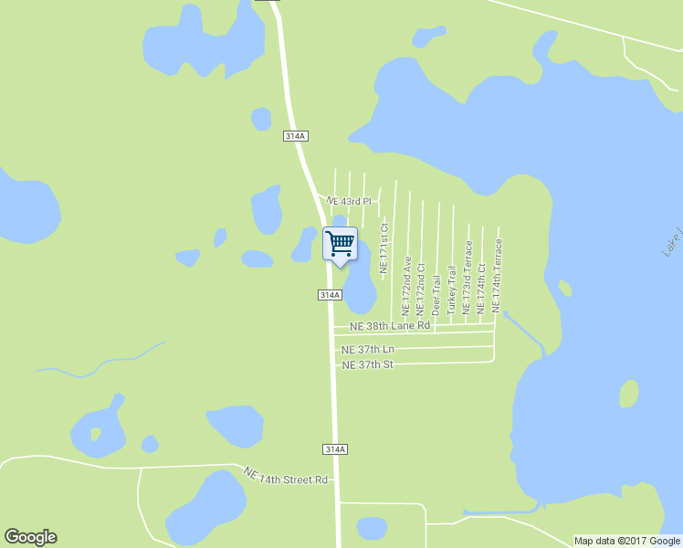map of restaurants, bars, coffee shops, grocery stores, and more near 4051 North Highway 314a in Silver Springs