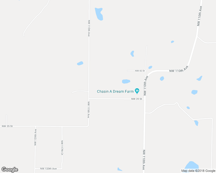 map of restaurants, bars, coffee shops, grocery stores, and more near 11307 Northwest 39 Street in Ocala