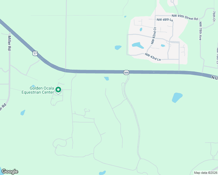 map of restaurants, bars, coffee shops, grocery stores, and more near 3975 Northwest 85th Terrace in Ocala