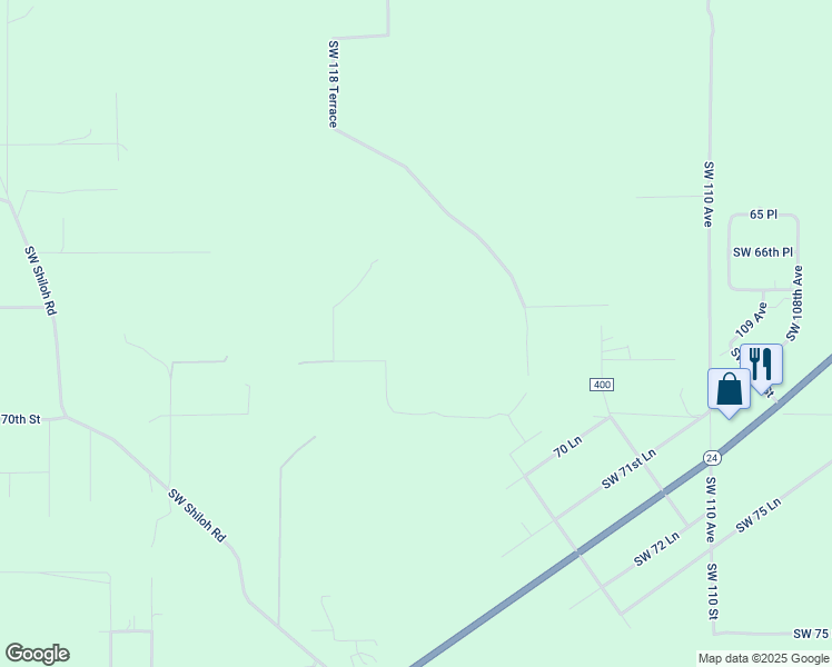map of restaurants, bars, coffee shops, grocery stores, and more near 6851 Southwest 112th Court in Cedar Key