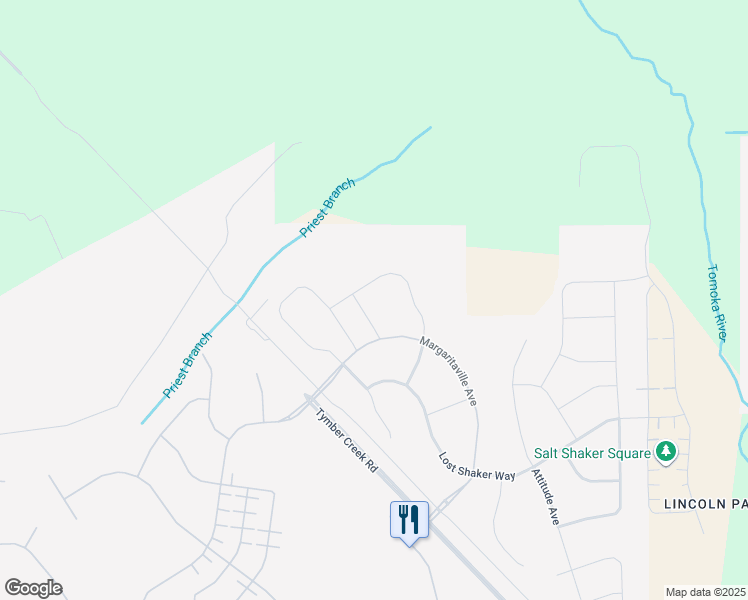 map of restaurants, bars, coffee shops, grocery stores, and more near 487 Good Life Way in Daytona Beach