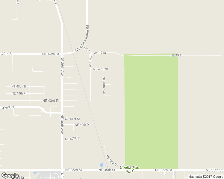 map of restaurants, bars, coffee shops, grocery stores, and more near 4060 Northeast 45th Place in Ocala