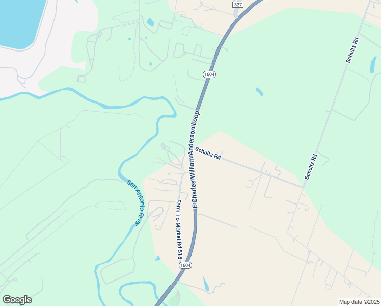 map of restaurants, bars, coffee shops, grocery stores, and more near 6996 South Loop 1604 East in Elmendorf