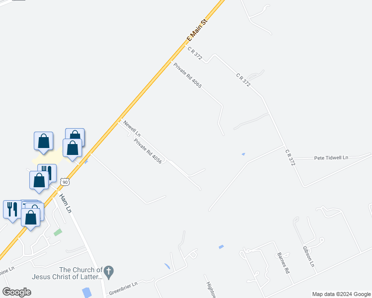 map of restaurants, bars, coffee shops, grocery stores, and more near 3655 Highway 90 in Uvalde