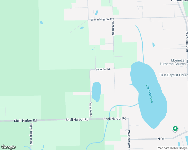 map of restaurants, bars, coffee shops, grocery stores, and more near 475 Vannote Road in Pierson