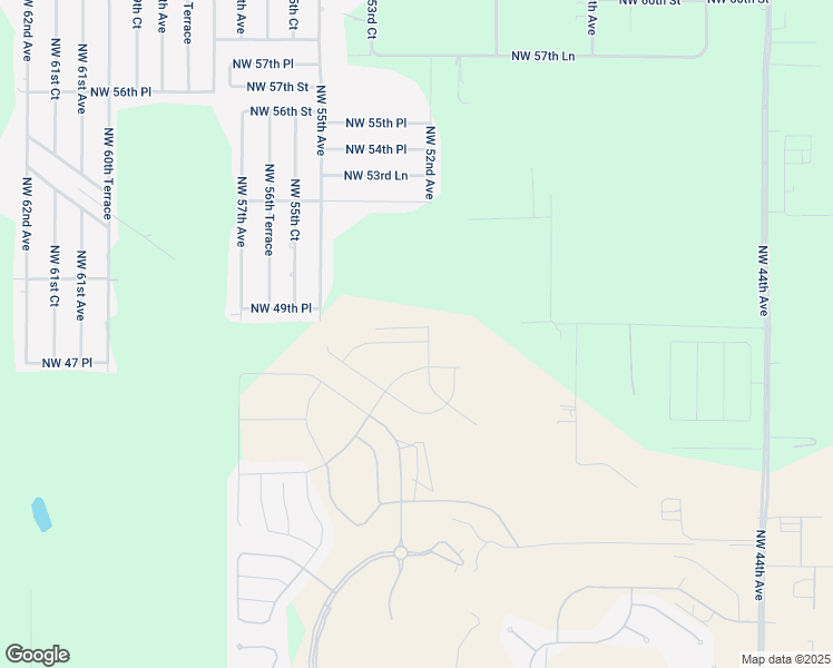 map of restaurants, bars, coffee shops, grocery stores, and more near 4960 Northwest 49th Avenue in Ocala