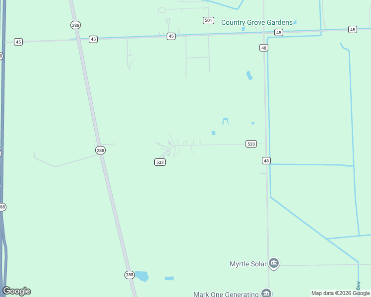 map of restaurants, bars, coffee shops, grocery stores, and more near 27 County Road 533 in Angleton
