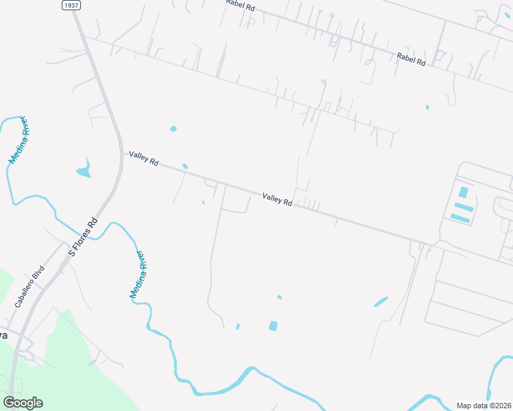 map of restaurants, bars, coffee shops, grocery stores, and more near 2990 Valley Road in San Antonio