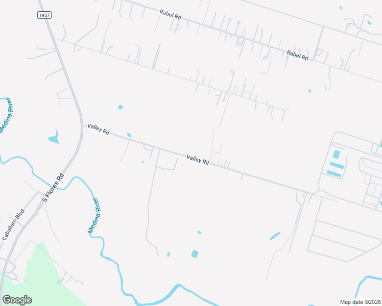 map of restaurants, bars, coffee shops, grocery stores, and more near 2990 Valley Road in San Antonio