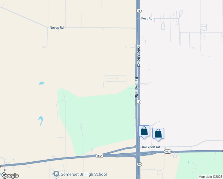 map of restaurants, bars, coffee shops, grocery stores, and more near Unnamed Road in Von Ormy