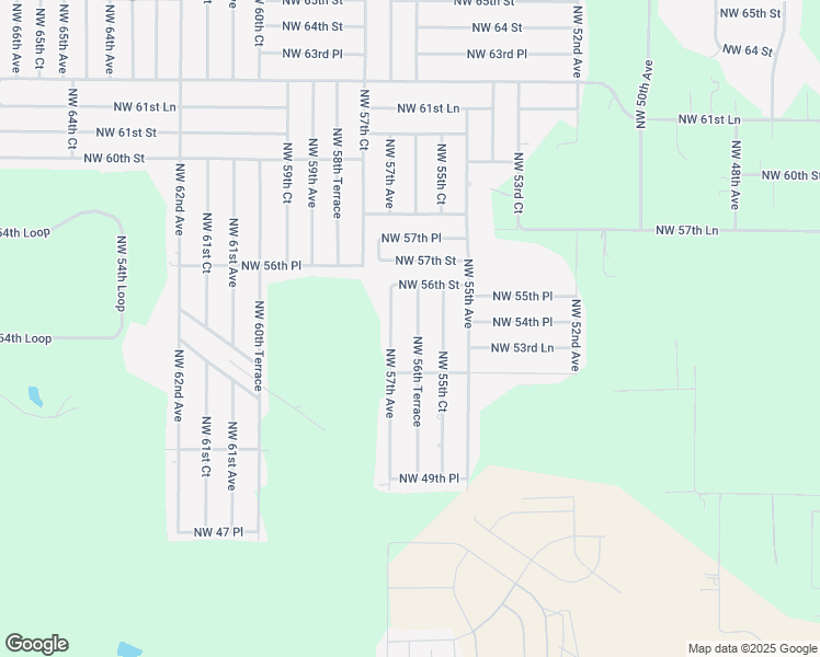 map of restaurants, bars, coffee shops, grocery stores, and more near 5440 Northwest 56th Terrace in Ocala