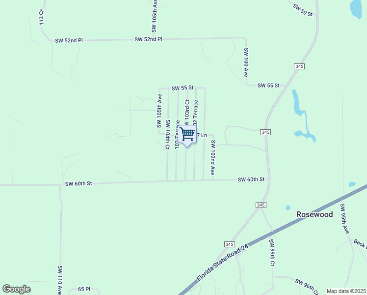 map of restaurants, bars, coffee shops, grocery stores, and more near 5831 103 Terrace in Cedar Key