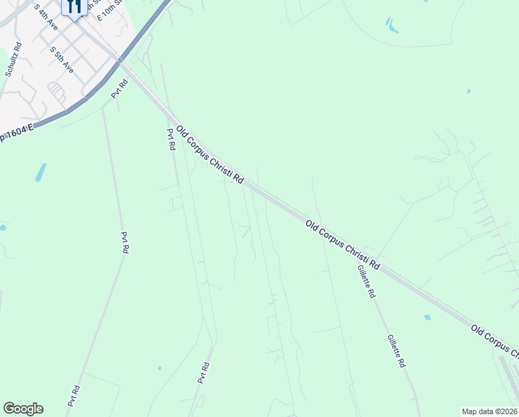 map of restaurants, bars, coffee shops, grocery stores, and more near 18173 Lagloria Road in Elmendorf