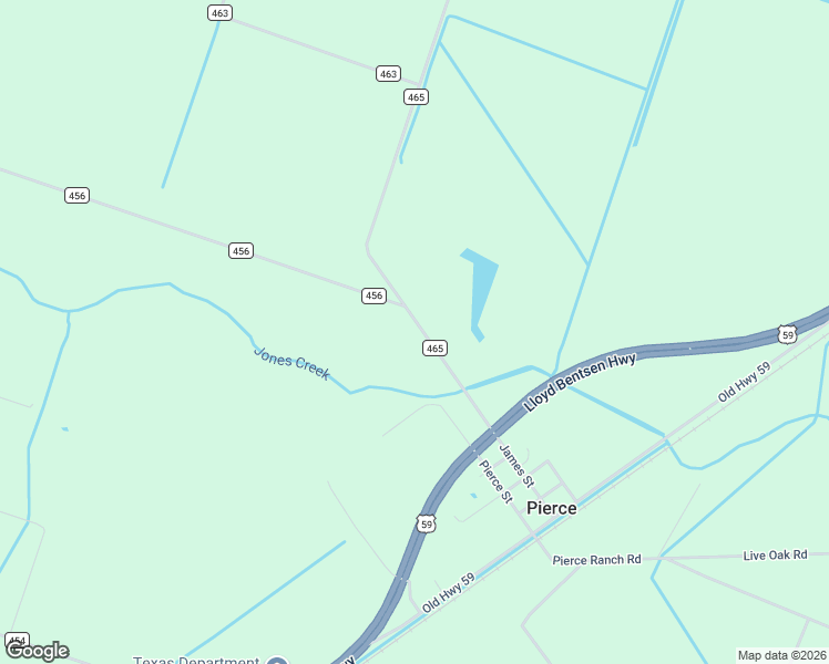 map of restaurants, bars, coffee shops, grocery stores, and more near 379 County Road 456 in El Campo