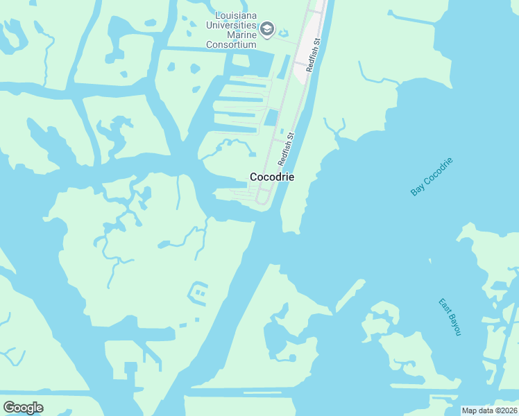 map of restaurants, bars, coffee shops, grocery stores, and more near 8250 Louisiana 56 in Chauvin