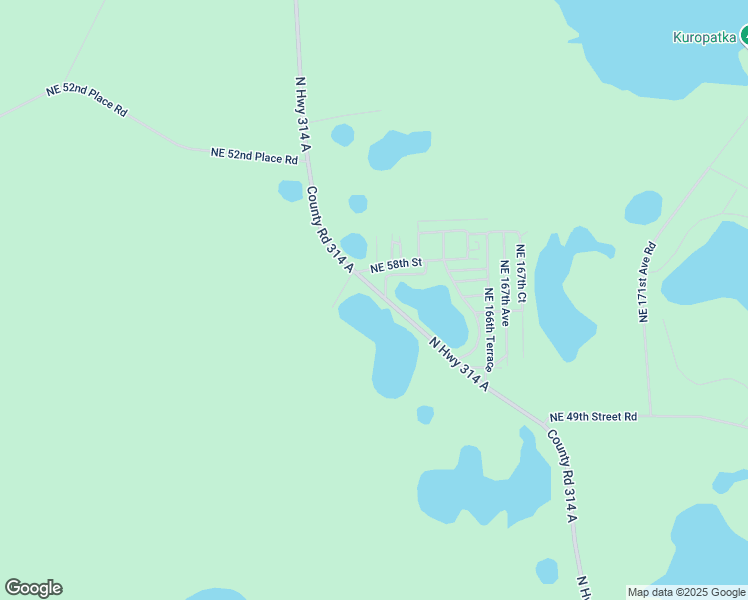 map of restaurants, bars, coffee shops, grocery stores, and more near 5680 North Highway 314a in Silver Springs