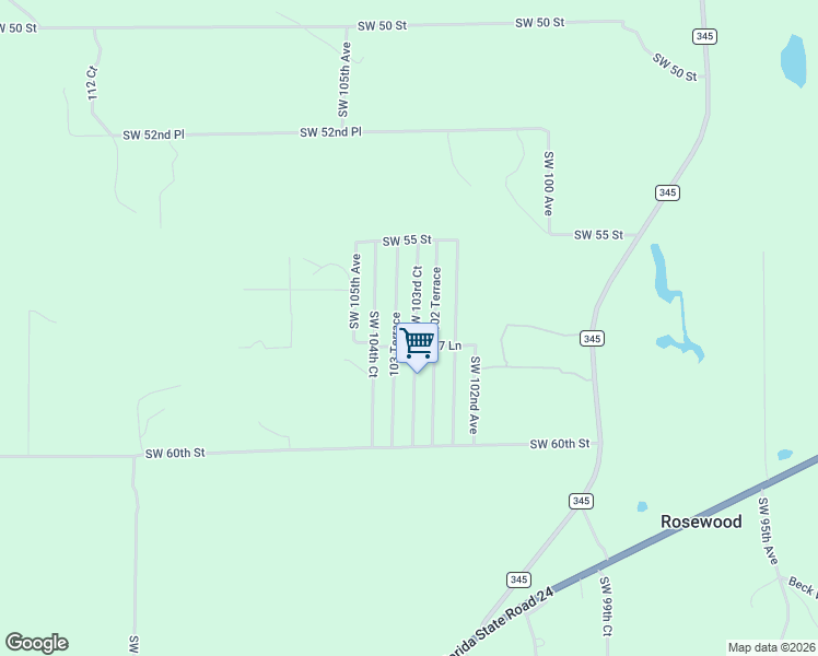 map of restaurants, bars, coffee shops, grocery stores, and more near 5750 Southwest 103rd Court in Cedar Key