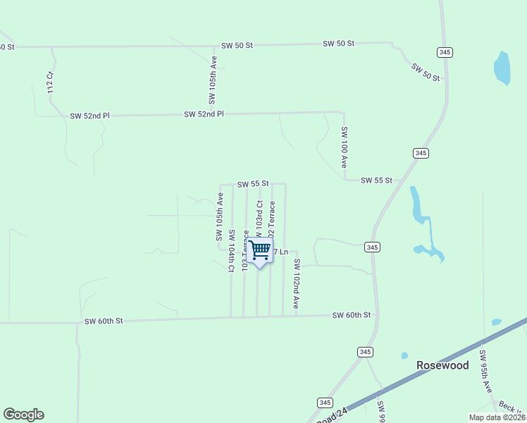 map of restaurants, bars, coffee shops, grocery stores, and more near 5550 102 Terrace in Cedar Key